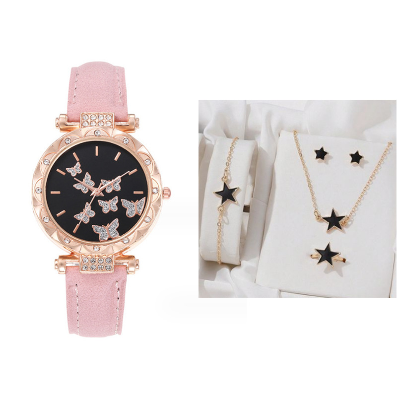 Picture of New TikTok Popular Women's Watch Fashion Simple Watch Butterfly Digital Belt Watch Wholesale