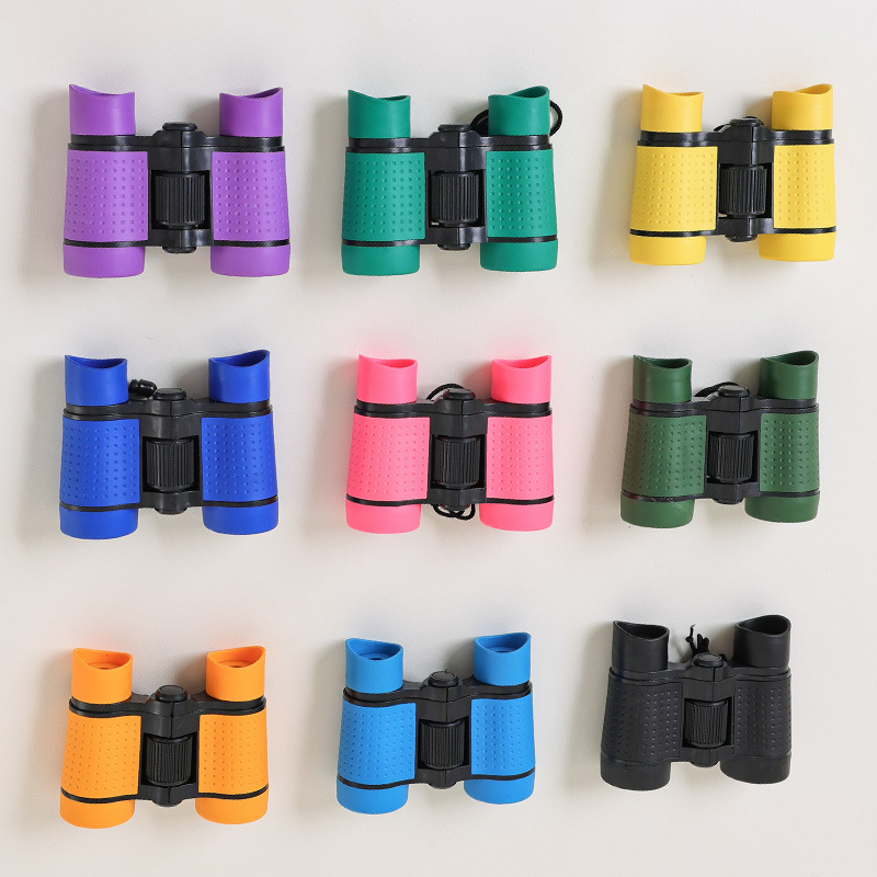 4*30 Kidsren's Telescope Binoculars for Kidsren High Magnification Outdoor Telescope Cross-Border Supply