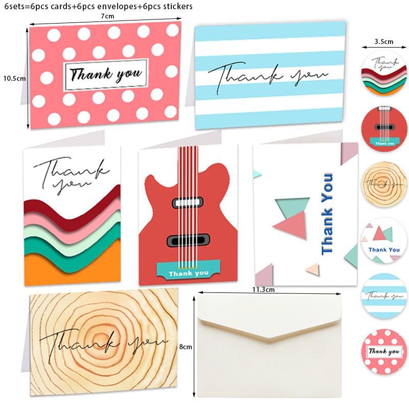 Picture of Holiday greeting card Christmas New Year Amazon THANK YOU card envelope sticker set