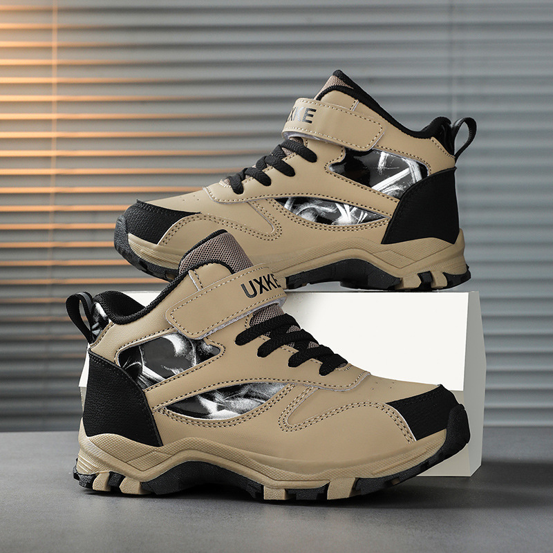 Cross-border hot selling children's shoes boys shoes 2025 spring and autumn new non-slip running shoes large children wear-resistant sneaker