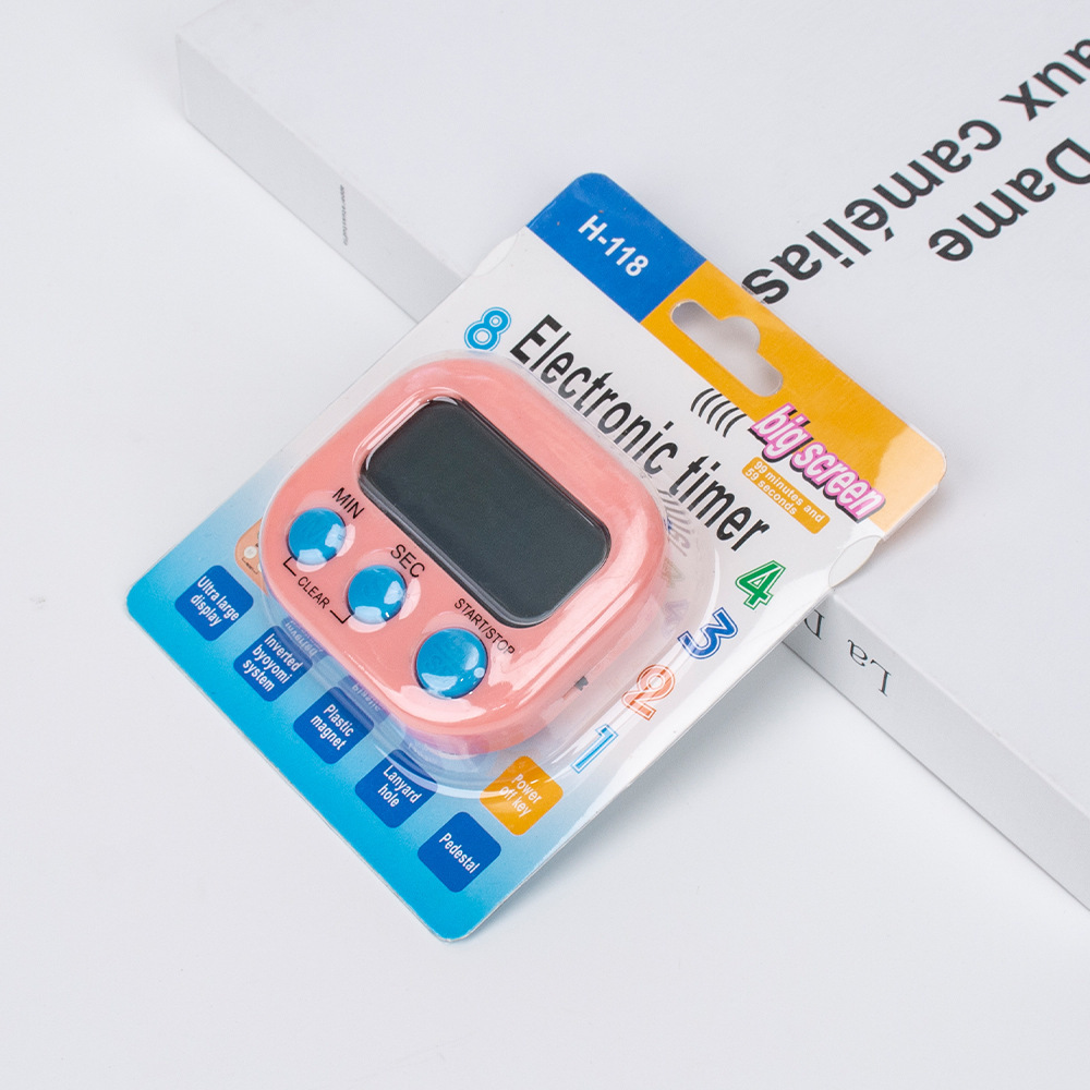 Picture of Factory wholesale new small timer students exam homework kitchen baking home electronic timer