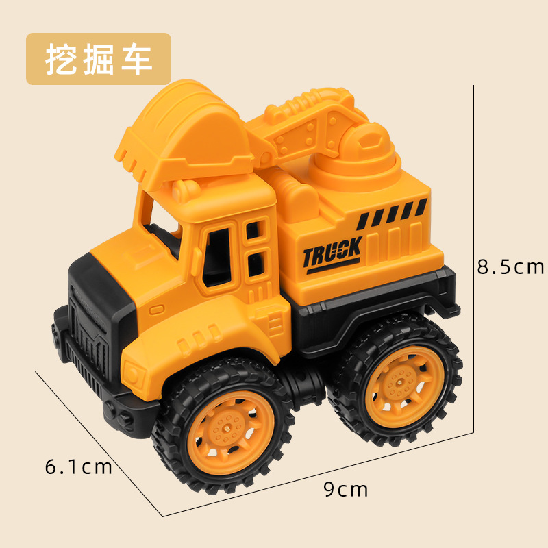 Picture of Cross-Border Children's Inertia Manual Simulation Engineering Vehicle Car Model Excavator Bulldozer Toy Street Stall Wholesale