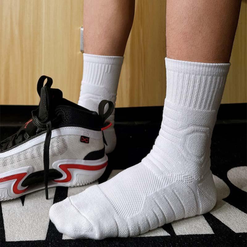 Feiren Elite Basketball Socks Professional Sports Socks Men's Mid-Calf High-Top Long Towel Bottom Thickeneded Zhuji Running Socks