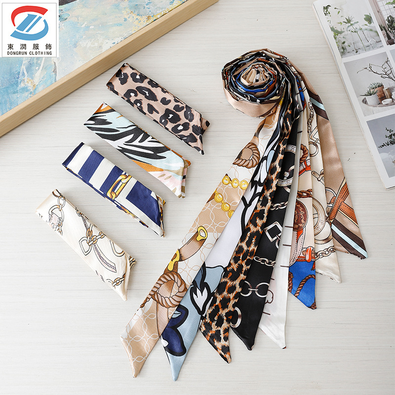 Picture of Gift Box Silk Scarf Straps, Narrow and Long Bags, Silk Scarf, Headband, Streamer Scarf with Decorative Small Silk Scarf Wholesale