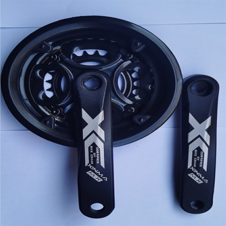 Mountain bike tooth plate mountain bike tooth plate variable speed tooth plate color three-piece tooth plate 8 speed 9 speed tooth plate with crank