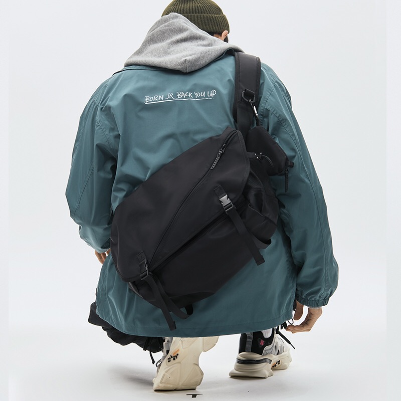 Youth Work Bag, Fashionable Japanese Crossbody Bag, Men's Youth Shoulder Bag, Large Capacity Street Style Trendy Shoulder Casual Bag