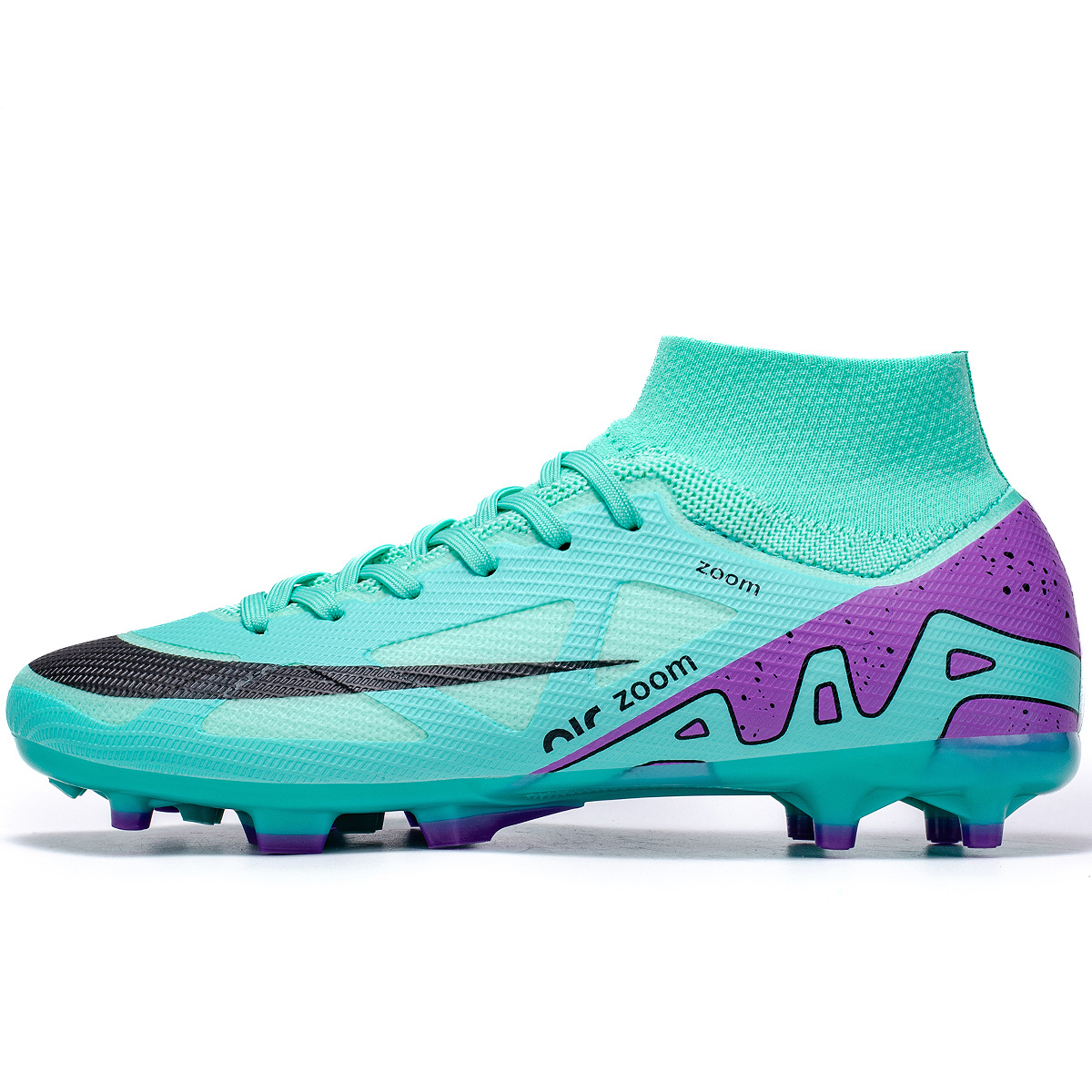Picture of Cross-Border New Low-Top Men's and Women's Ag Long Spike Competition Football Shoes Tf Kidsren's Outdoor Sports Grass Professional Football Shoes