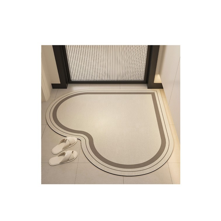 Picture of Cross-border Wholesale Diatom Mud Floor Mat Bathroom Absorbent Foot Mat Simple Dirty Resistant Anti-skid Mat Household Kitchen Tianjin Floor Mat