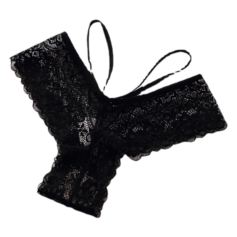 Chang Lizi cross-border fashion soft skin-friendly women's pants sexy low waist lace hollow ladies underwear wholesale