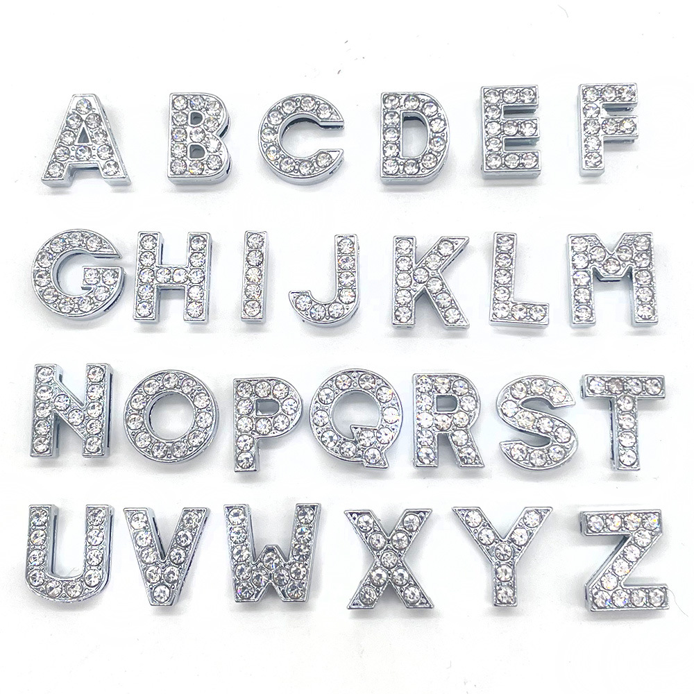 Cave Shoes Crystal Gem Letter Jewelry Cross-border Special Diamond Shoe Accessories Shoe Buckle Shoe Flower