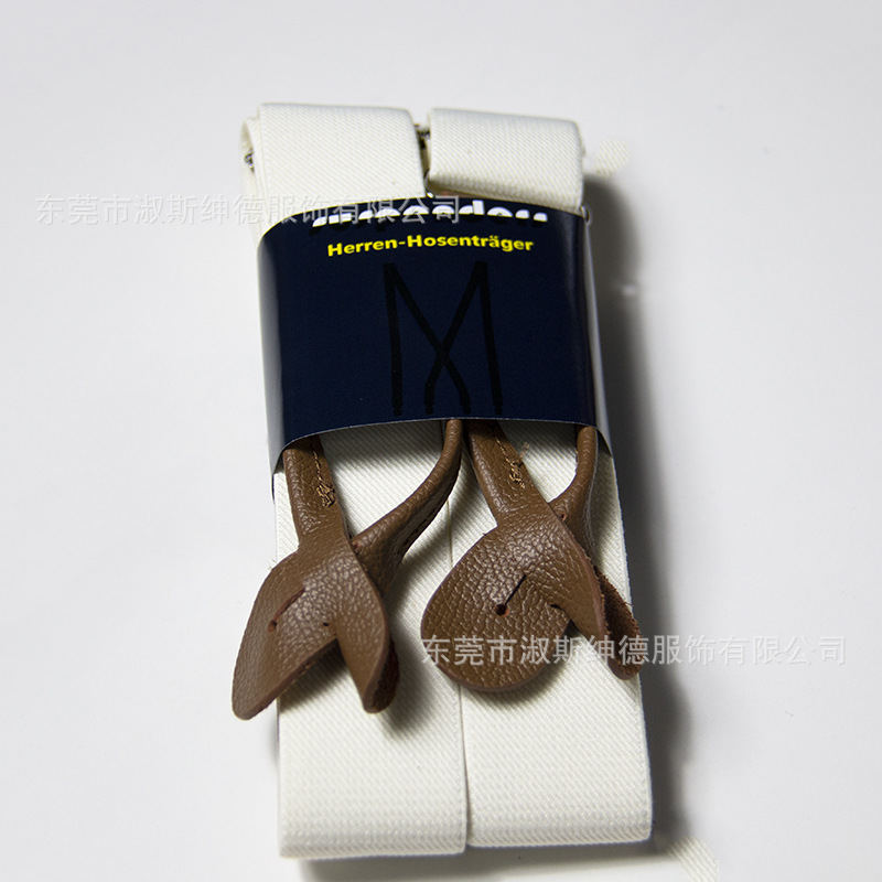 Picture of Cross-border e-commerce men's suspender cowhide 32-color button adult suspender men's suspender adult suspender
