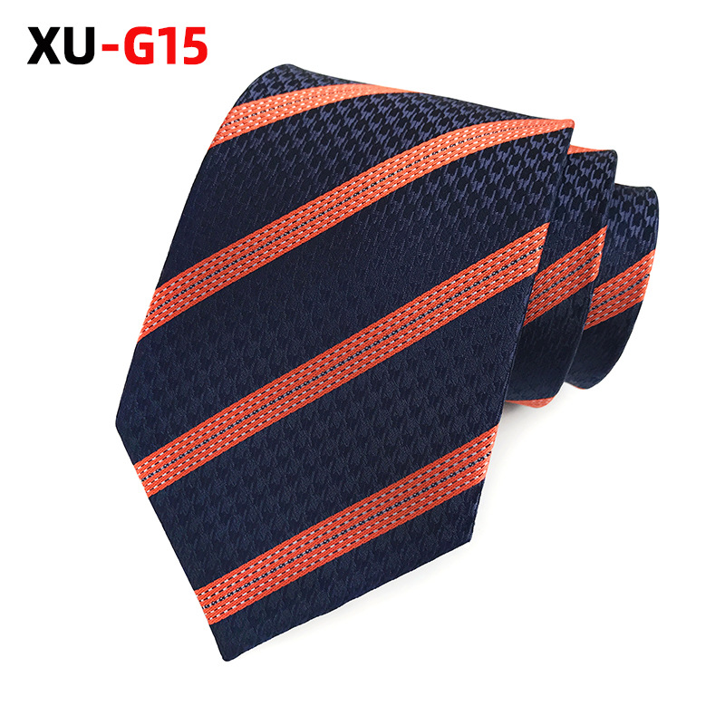 Picture of Factory Ready Supply 2025 New Polyester Jacquard Fashion Plaid Tie Formal Tie