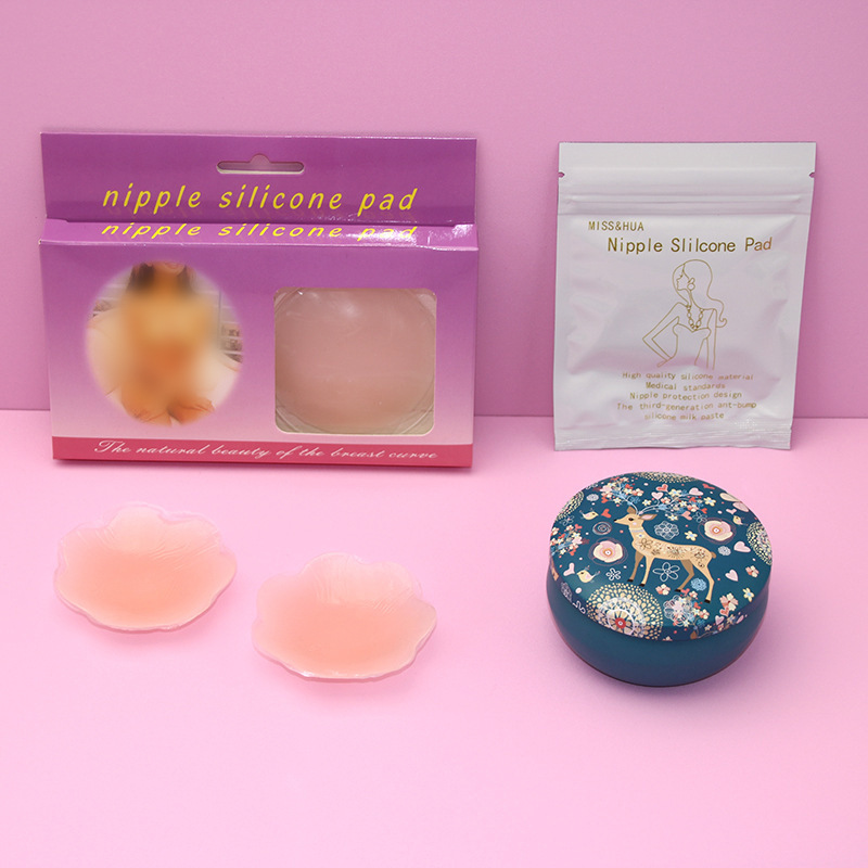 Picture of Breast Patch Wholesale Summer Disposable Breast Patch Small Breast Thin Transparent Silicone Breast Patch Nipple Patch Waterproof Dress for Women