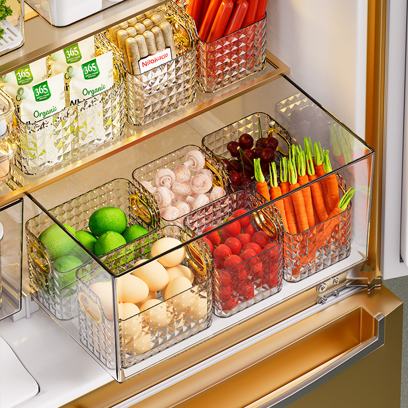 Refrigerator Side Door Storage Box Long Food Food Classification Preservation Box Household Kitchen Finishing Storage Box