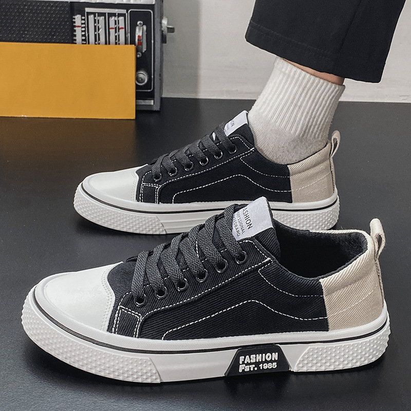 Canvas Shoes Men's Spring and Summer 2025 New Non-slip Sports Board Shoes Men's Breathable Youth Casual All-match Men's Shoes