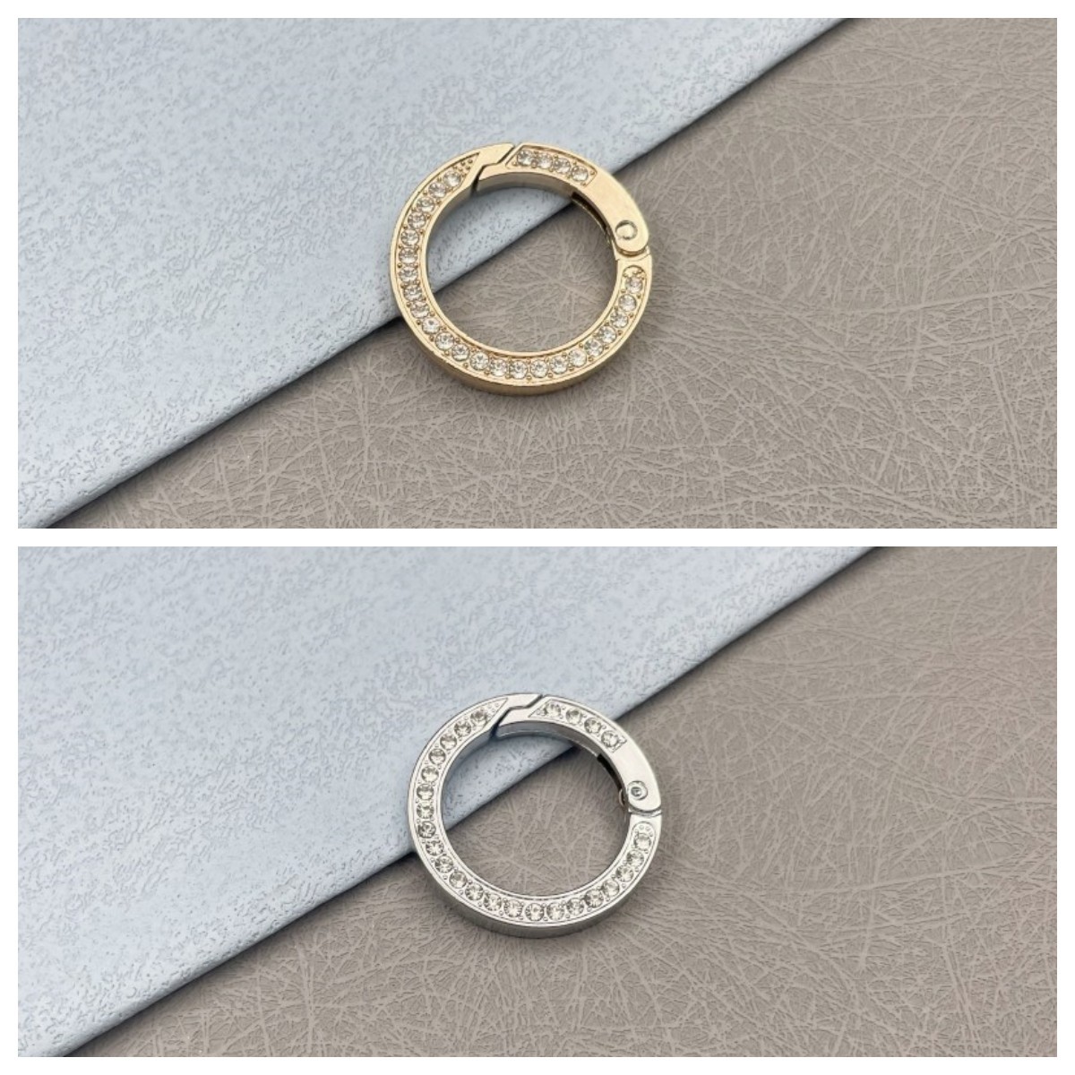 Picture of Diamond-Encrusted Creative Car Keychain with Anti-Lost Phone Number Plate Exquisite Key Chain Key Ring Jewelry Factory Wholesale