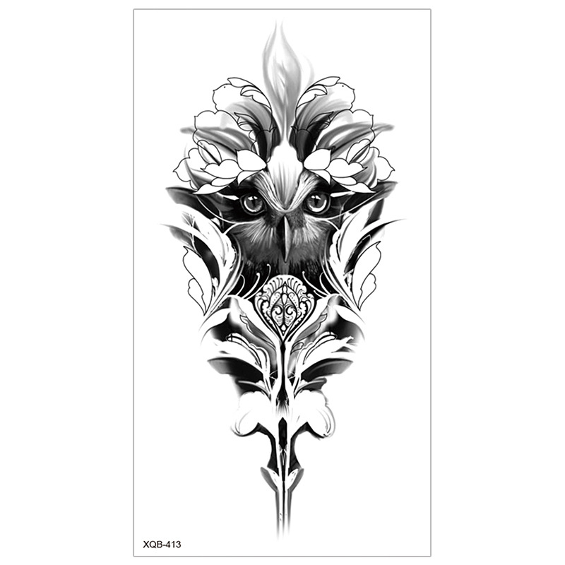 Picture of New Half Arm Tattoo Stickers Cross-border Amazon Hot Selling Set Dark European and American Realistic Waterproof Tattoo Stickers Wholesale