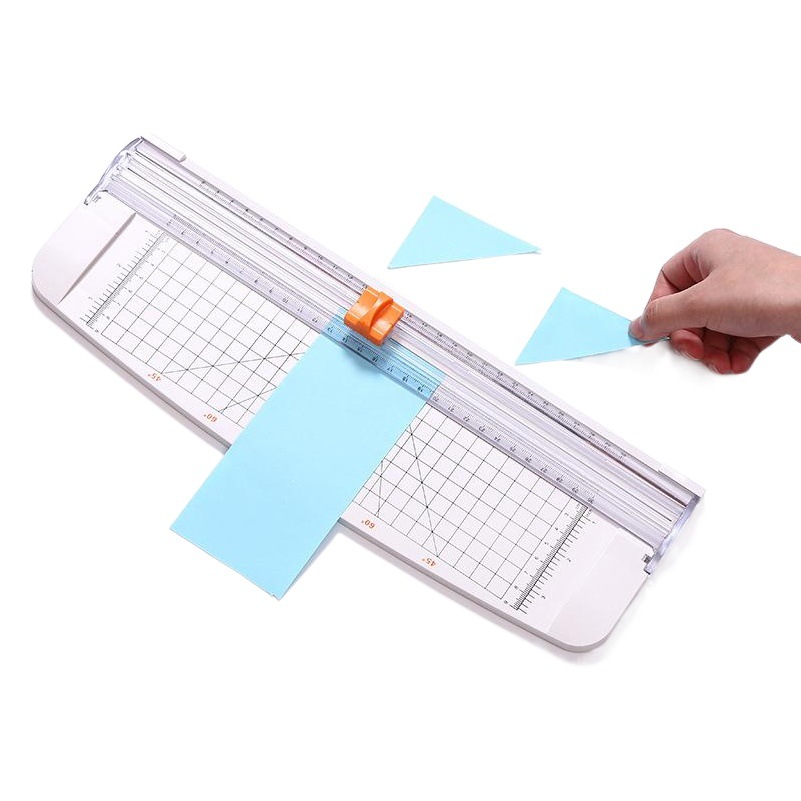 Professional production and wholesale a4 plastic base paper cutter paper cutter sliding type cutting household paper cutter paper cutter