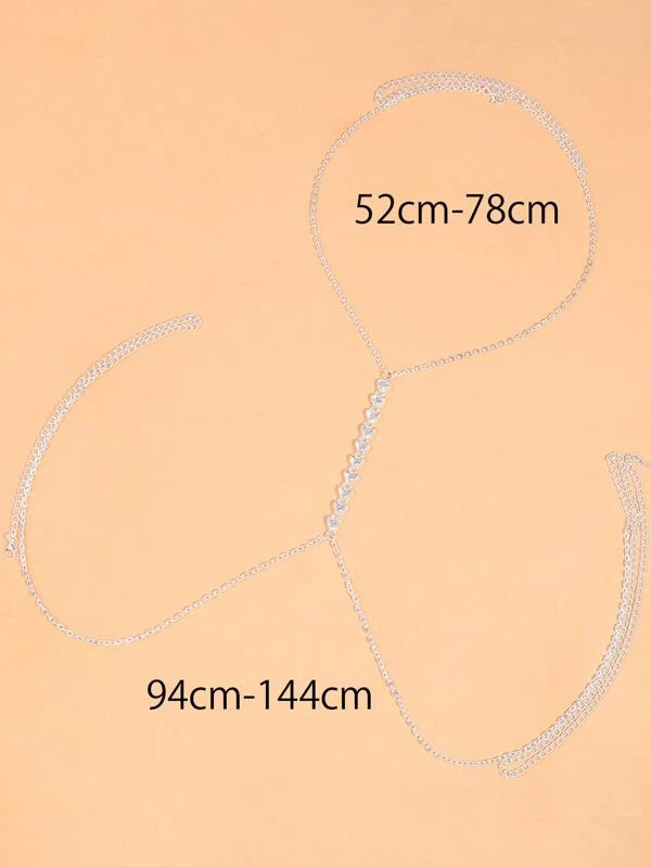 Picture of Simple Single-layer Chest Accessories Shiny Sexy Underwear Show Wear Matching Accessories Beach Body Chain Cross-border