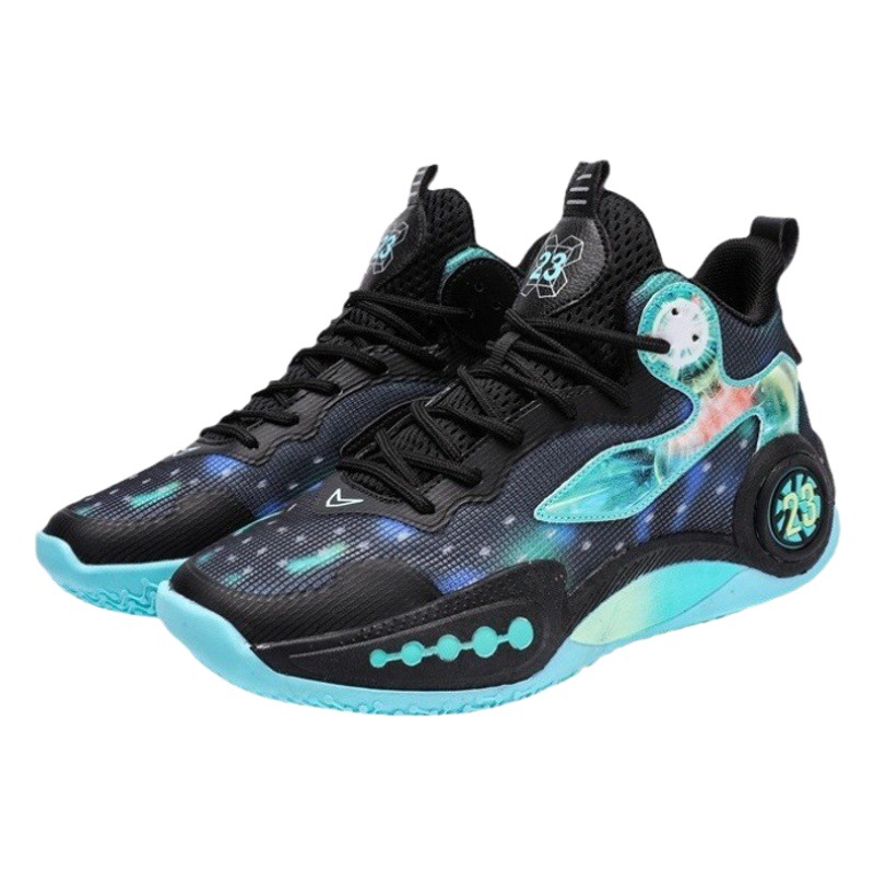 Spring and Summer new colorful basketball shoes youth friction audio professional combat boots competition training sneakers running