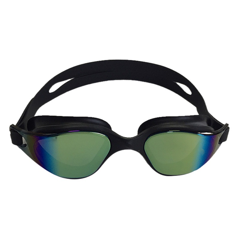 Cross-Border Supply High-Definition Anti-Fog Adult Swimming Goggles 2025 New Flat Swimming Goggles Ready-Made Swimming Goggles Wholesale