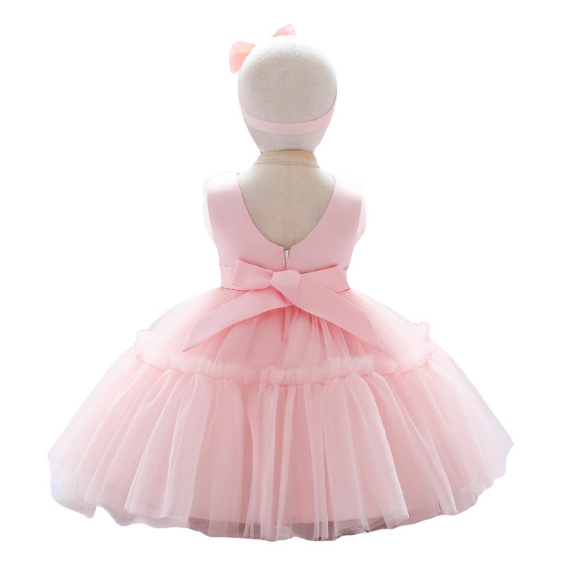 Foreign trade new children's princess dress baby birthday dress host girl tutu skirt dress wholesale