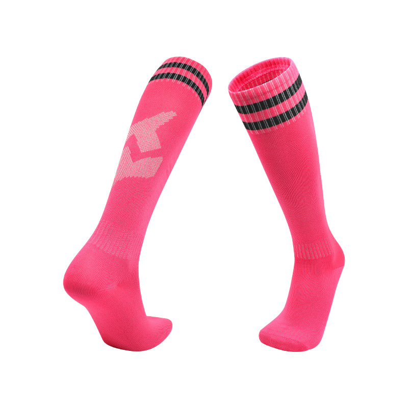 Picture of Autumn and Winter Two-Bar Soccer Socks, Breathable and Sweat-Absorbent, Long Striped Sports Socks, Thin High-Tube Professional Training Socks Wholesale