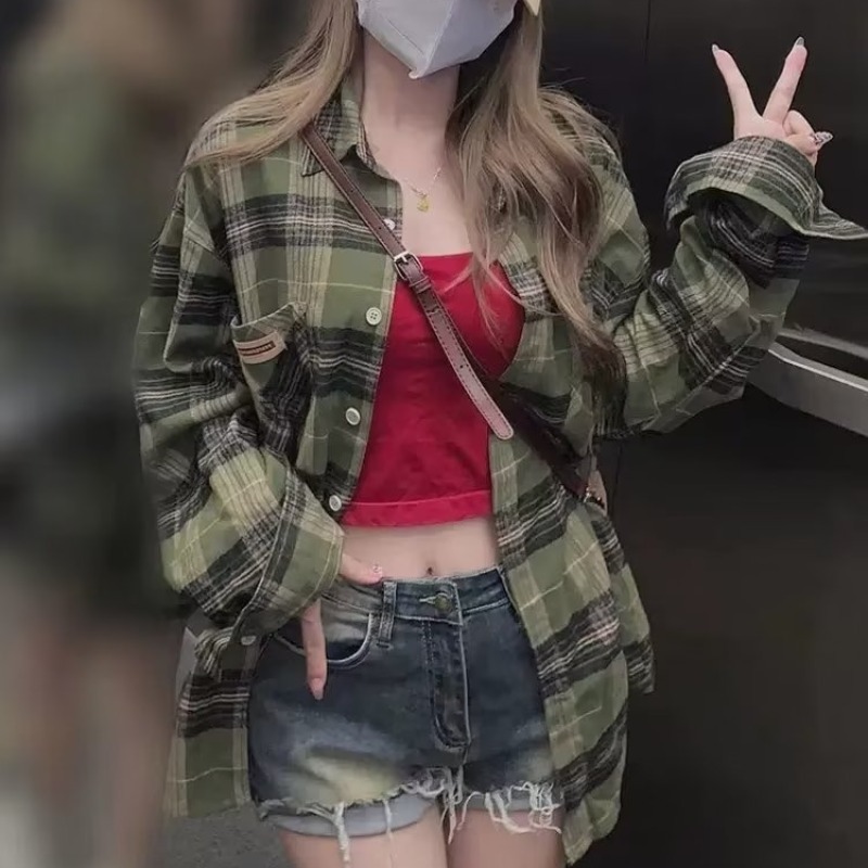 Cross-border All-match Loose Lazy Elegant Shirt Popular Simple Women's Ins New Harajuku Fashion Trend Japanese Style