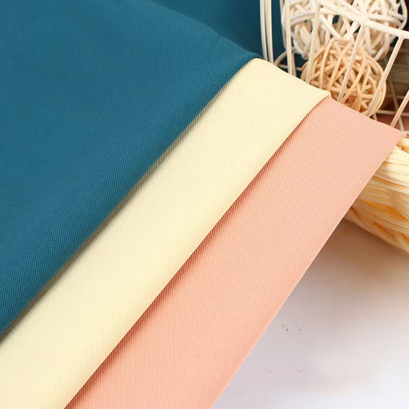 Picture of in stock 150D matting filament twill four-sided elastic suit skirt pants polyester fabric fashion fabric wholesale