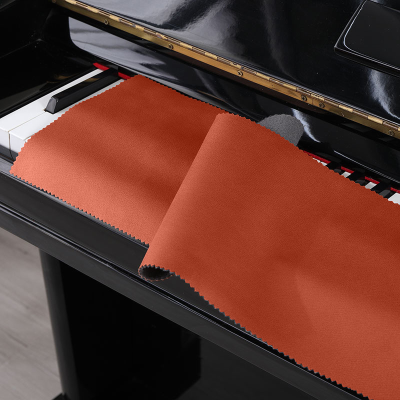 Picture of New piano keyboard dust cover cloth keyboard 88 key triangle vertical electric piano towel piano key simple cloth cover