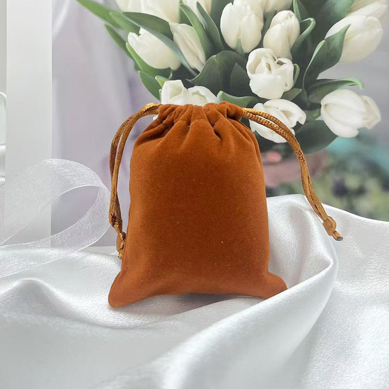 Picture of Velvet Bag Wholesale Drawstring Jewelry Bag Velvet Drawstring Jewelry Storage Bag Cloth Bag Gift Bag Simple Storage Bag