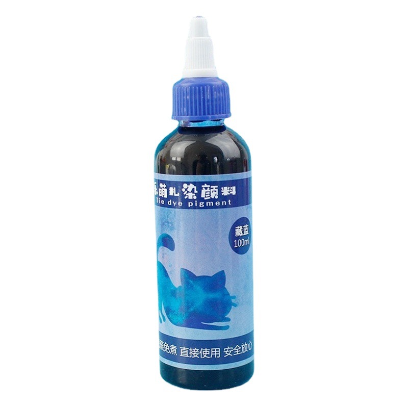 Le Meng Tie Dye Pigment suit 12 Color Kindergarten diy Hand Tie Dye Tool Painting Non-Boiling Blue Drying Pigment Package