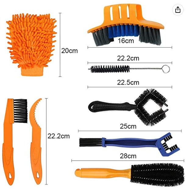 Bicycle chain cleaning brush chain cleaning brush flywheel pressure plate cleaning brush cleaning tool