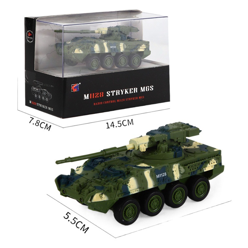 Shenqiwei 8021.8020 mini remote control tank simulation four-way wireless charging children remote control military model