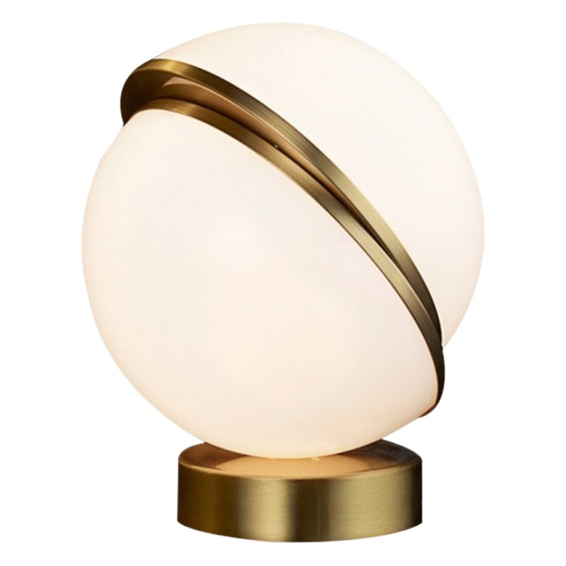 Dislocation Ball Creative Modern Simple Glass Lunar Table Lamp Designer Sample Room Bedside Bedroom Study Led Table