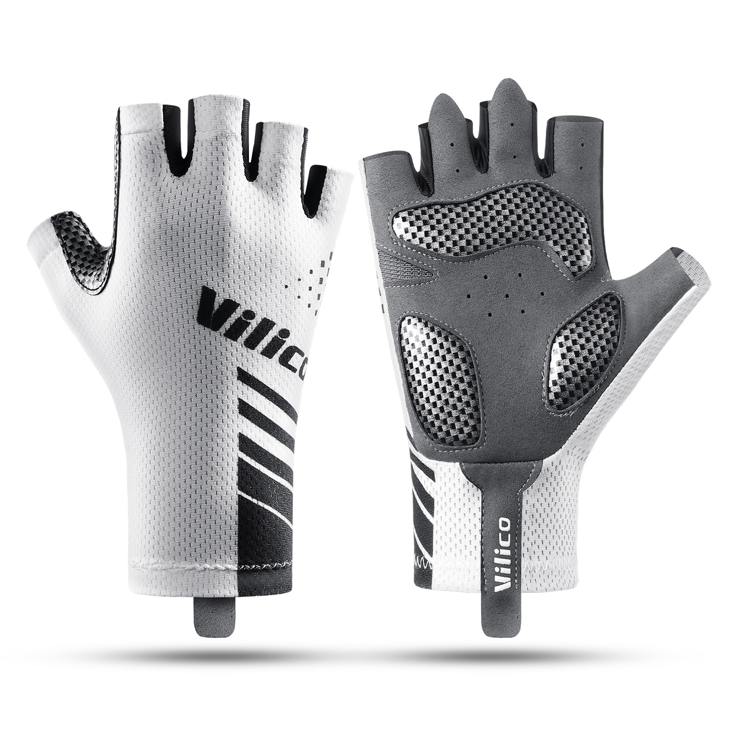 Cycling gloves men's summer half-finger touch screen sports breathable outdoor fishing self-propelled road bike sunscreen gloves wholesale