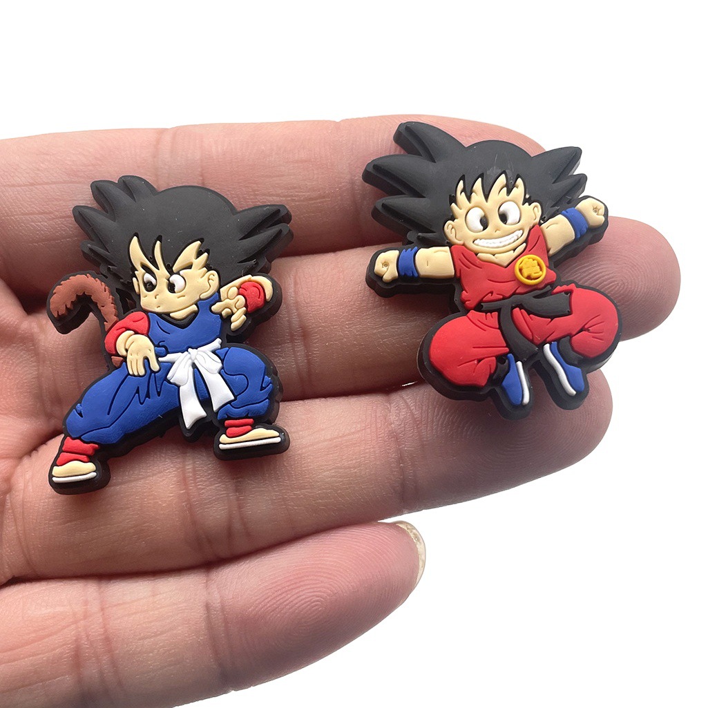 11 suit Combination Dragon Ball Cartoon Cave Shoes Shoes Flower Shoes Buckle PVC Soft Garden Shoes Decorative Buckle