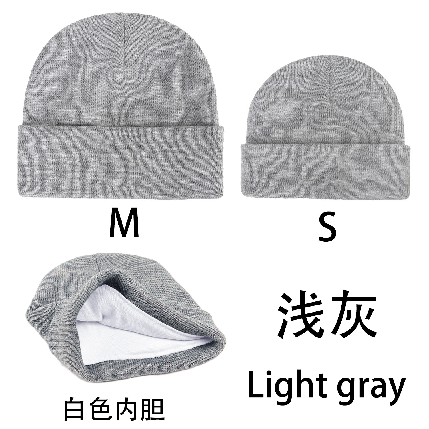 Picture of Factory direct in stock wholesale cross-border foreign trade explosions children adult autumn and winter knitted hat parent-child wool hat