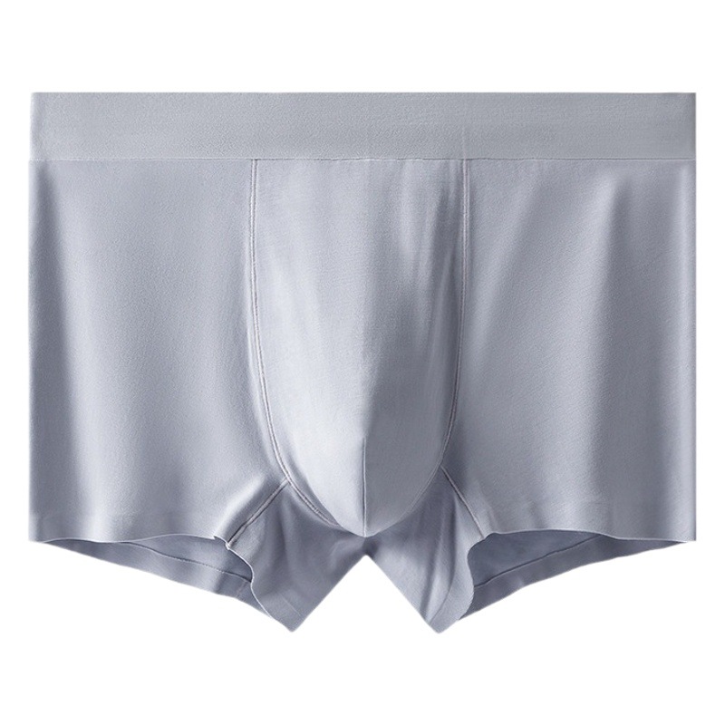 Jiao Tong's Classy Men's Underwear Modal Seamless Boxer Briefs Breathable 7A Grade Antibacterial Crotch Boxer Briefs Zhongshan