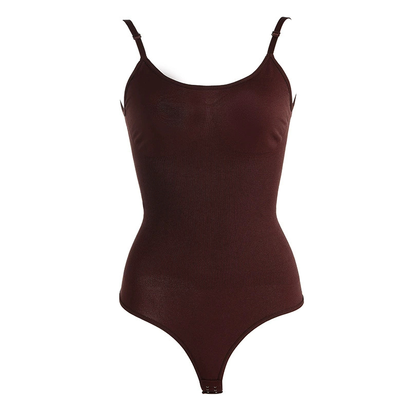 Picture of Seamless one-piece corset women's belly shaping pants open hip lifting shaping sling corset corset jumpsuit Shapewea
