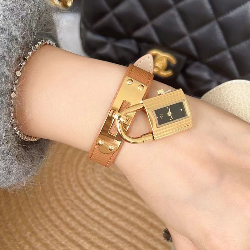 Picture of Tt Lock Dial Watch Women's Fashion Stylish 2025 New Style Accessible Luxury Niche Elegant Women's Watch Wholesale