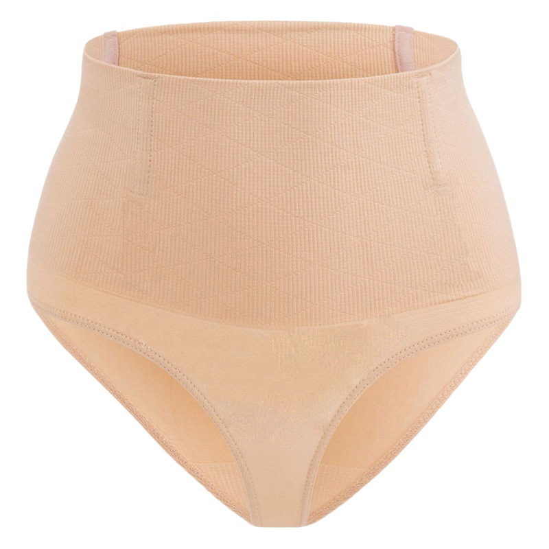 Foreign Trade Mid-Waist Tummy-Control Pants with Bone-Shaping Pants, Body-Shaping Thin Straps, Sexy Triangle T-Shaped Tummy-Control Pants Underwear for Women to Prevent Rolling