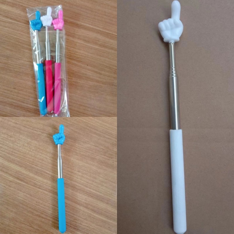 Picture of 60cm retractable finger stick teacher retractable finger reading stick children's reading retractable little finger point reading stick retractable