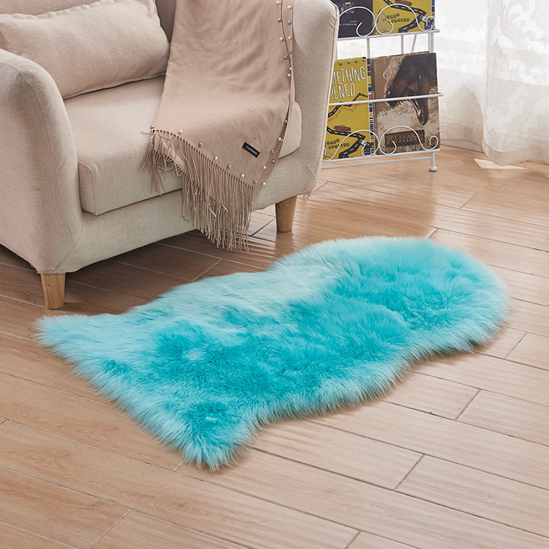 Picture of Modern Simple Machine Washable Living Room Entrance Carpet Balcony Study Bedroom Bedside Mat Machine Washable Solid Color Foot Mat