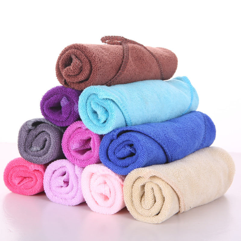 Picture of Fiber towel thickened each size small square household cleaning cloth absorbent household cleaning support logo