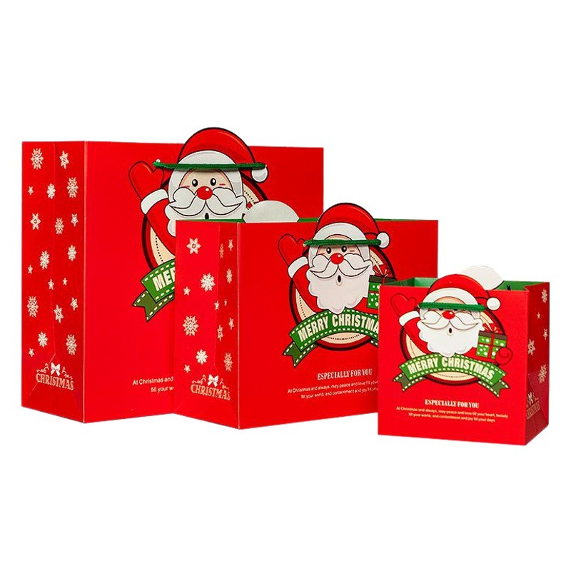 In stock new exquisite Christmas gift bag Christmas Eve Apple box Christmas special gift bag