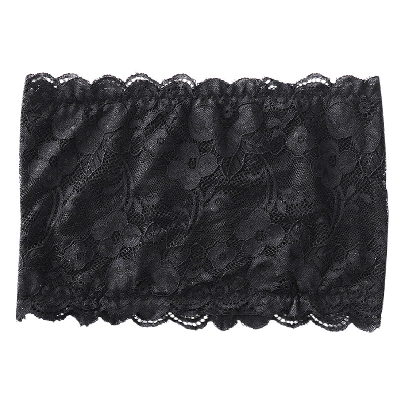 Picture of One-word Wai Lace Back Wrap Breast Strapless Cloth for Girls and Students No Steel Ring Base Sports Inner Wear Outer Wear Underwear for Women