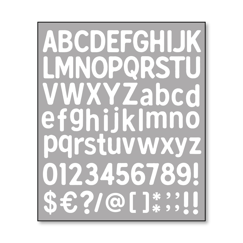 Picture of Amazon TK cross-border diy letters and numbers stickers colorful combination stickers water cup stickers creative index hand account stickers