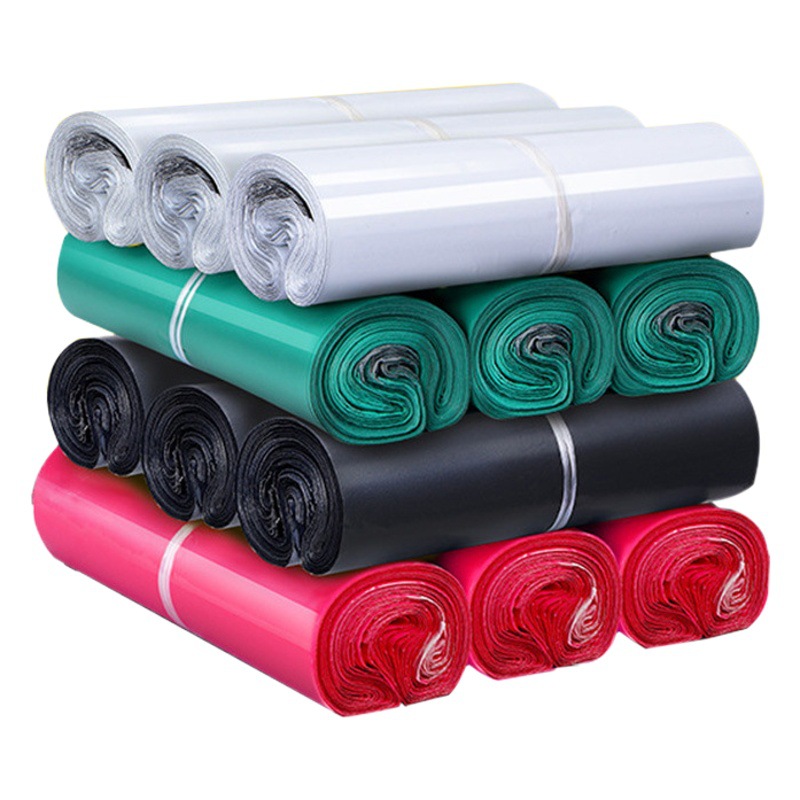 Snett environmental protection white express bag thickened color bag wholesale 38*52 clothing mail package packaging bag