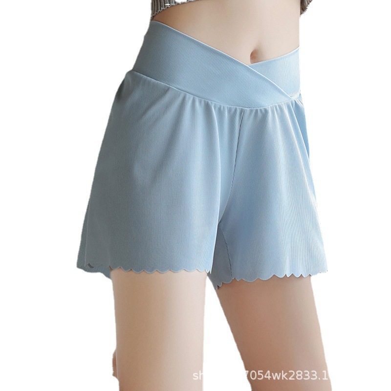 Picture of Maternity Clothing Pregnant Women's Pants Leggings Short Shorts Safety Pants Anti-light Ice Silk Thread Pregnant Women's Pants Summer Women